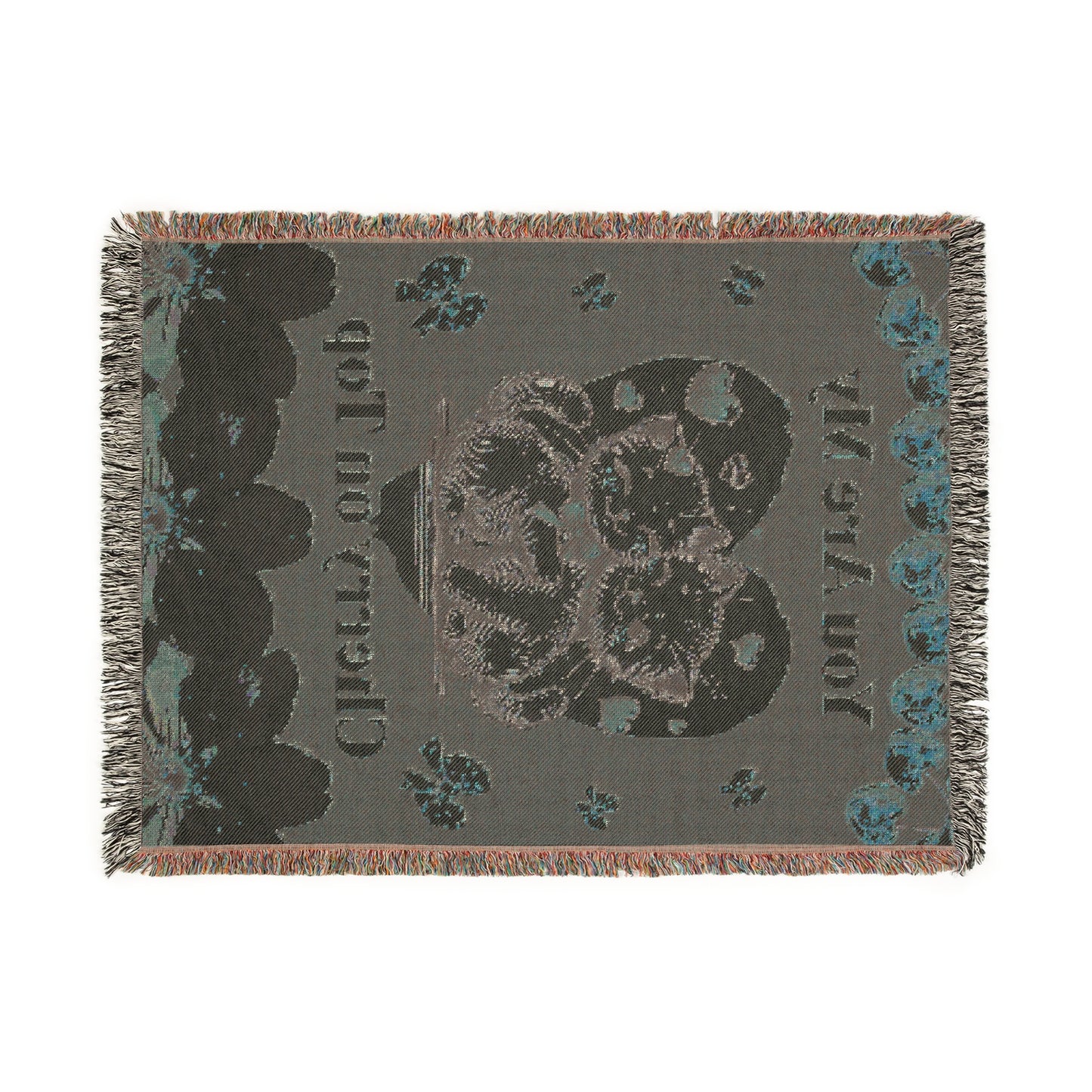 Cat Lover Woven Blanket - You Are My Cherry On Top