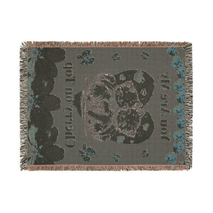 Cat Lover Woven Blanket - You Are My Cherry On Top