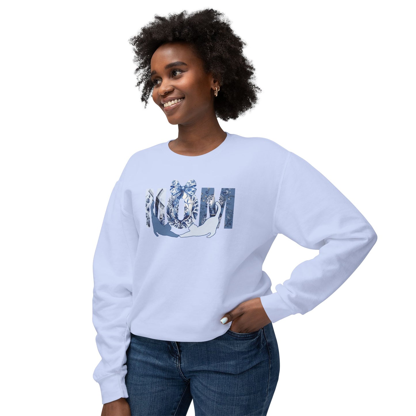 Cat Lover Sweatshirt for Stylish Cat Moms, Perfect Gift