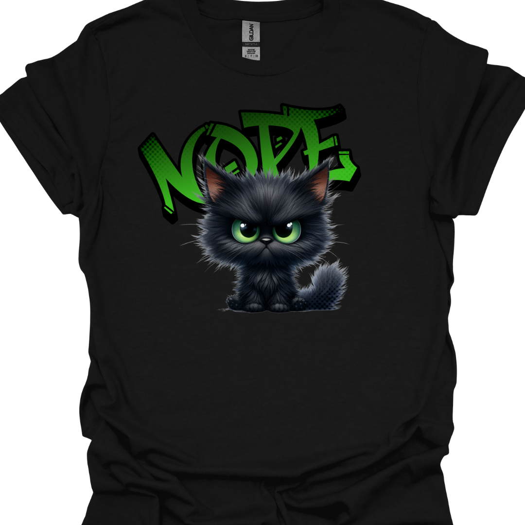Grumpy Cat Nope Cat Lover T-Shirt  – Funny Cat Lover Apparel