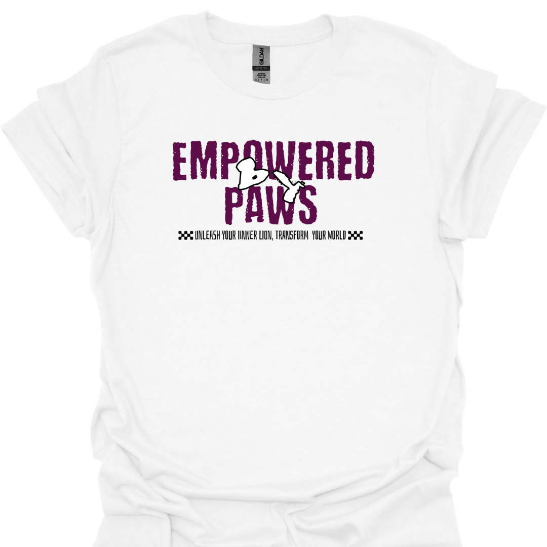 Cat Lover Unisex Tee - Empowered by Paws- unleash your inner lion, transform your world