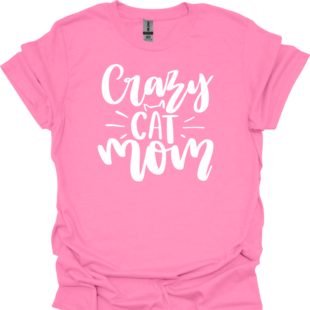 Crazy Cat Mom T-Shirt – Playful & Comfy Tee for Proud Cat Moms
