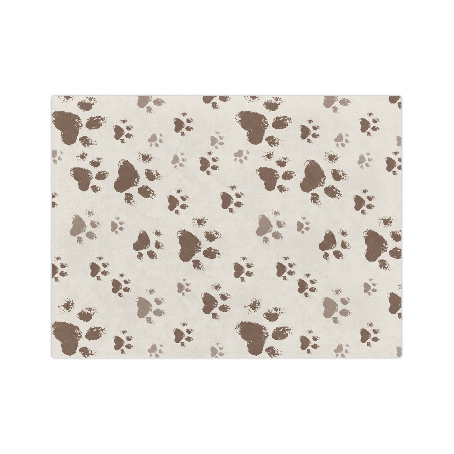 Velveteen Blanket - Soft Paw Print Blanket – Cozy & Plush for Cat Lovers